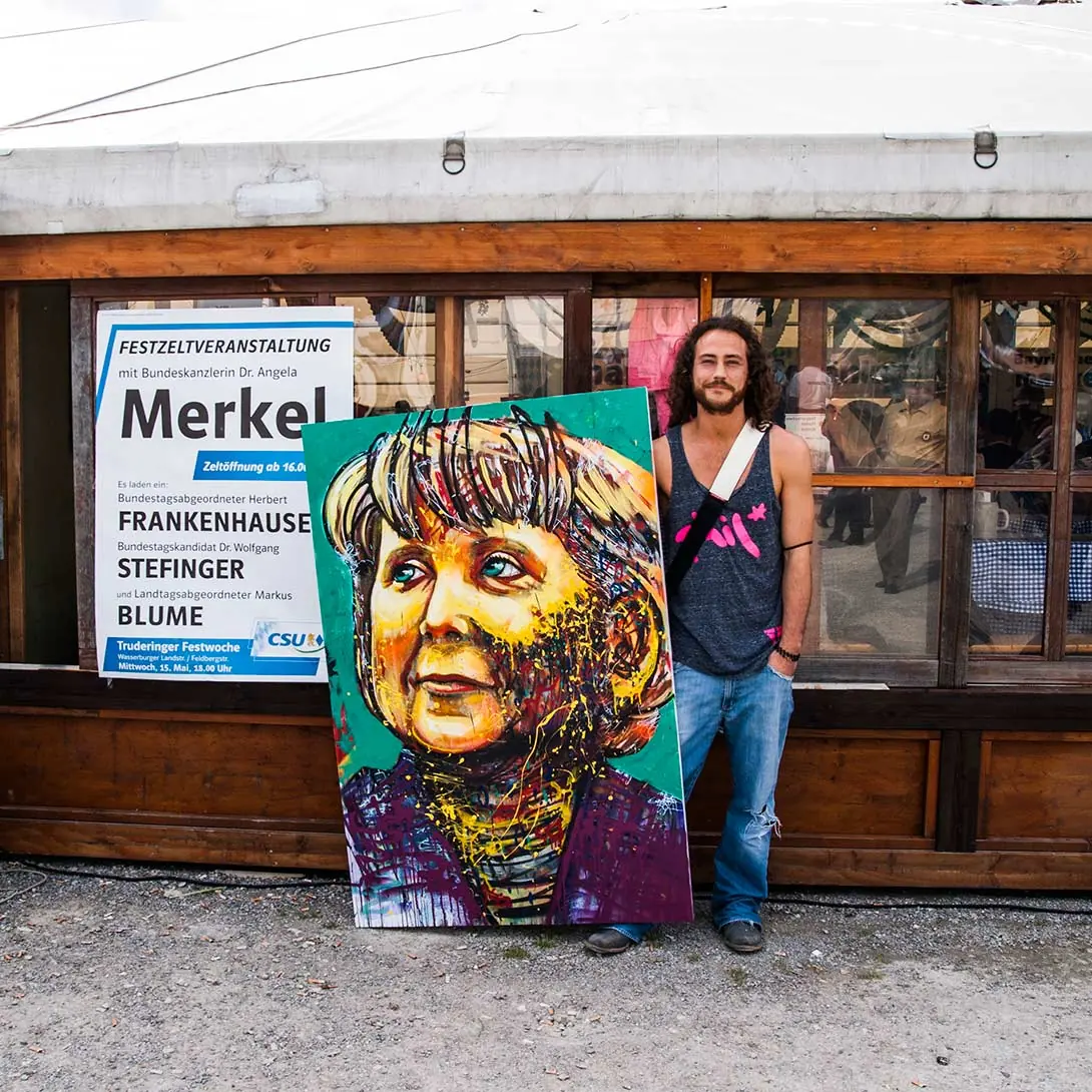 A date with Angela Merkel