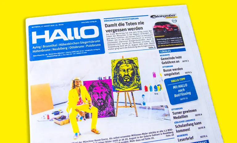 „The Million Painter LIVE!“, Vernissage Galerie Galliani